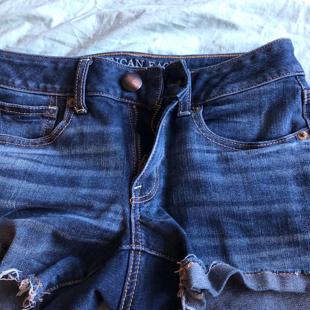 american eagle jean shorts